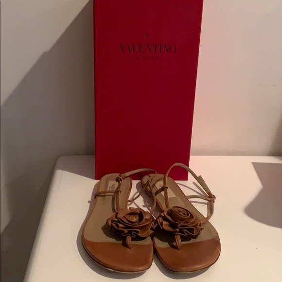 Valentino Shoes - Valentino Luggage Colored Sandals